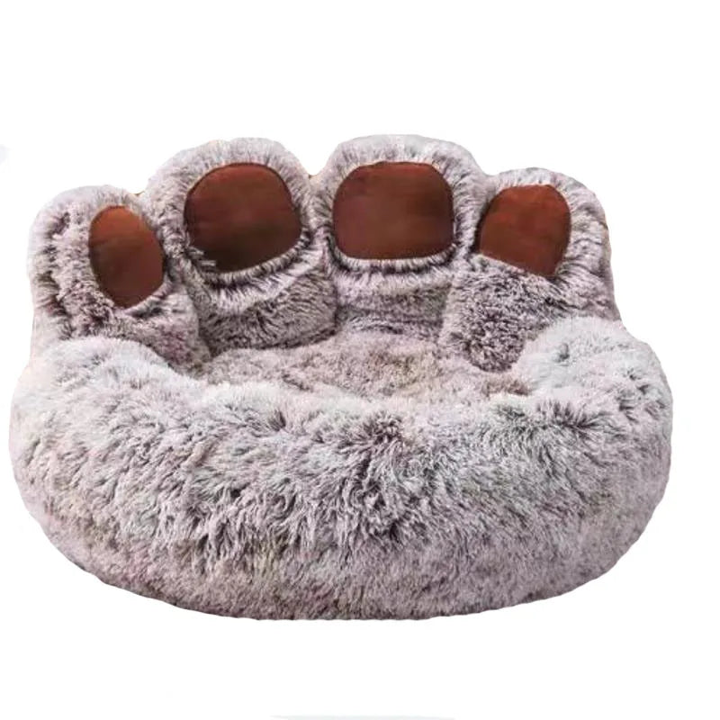 Luxury Fluffy Kennel Bed with Baskets